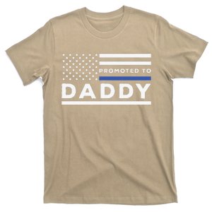 Promoted To Daddy Funny Police Officer Future Father Dad T-Shirt