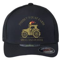 Perfect Tractor Design Diddly Squat Farm Speed And Power Flexfit Unipanel Trucker Cap