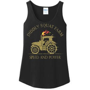 Perfect Tractor Design Diddly Squat Farm Speed And Power Ladies Essential Tank