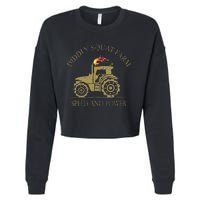 Perfect Tractor Design Diddly Squat Farm Speed And Power Cropped Pullover Crew