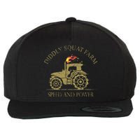 Perfect Tractor Design Diddly Squat Farm Speed And Power Wool Snapback Cap