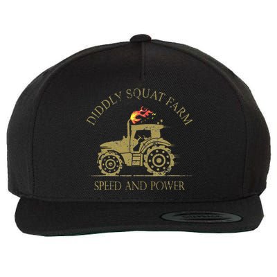 Perfect Tractor Design Diddly Squat Farm Speed And Power Wool Snapback Cap