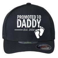 Promoted To Daddy Established 2024 New Dad Flexfit Unipanel Trucker Cap