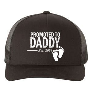 Promoted To Daddy Established 2024 New Dad Yupoong Adult 5-Panel Trucker Hat