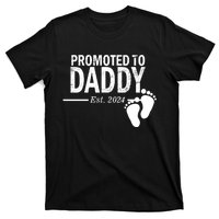 Promoted To Daddy Established 2024 New Dad T-Shirt