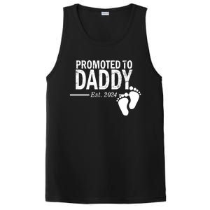 Promoted To Daddy Established 2024 New Dad PosiCharge Competitor Tank