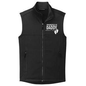 Promoted To Daddy Established 2024 New Dad Collective Smooth Fleece Vest