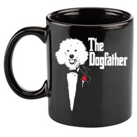 Poodle The DogFather Poodle Poodle Dog Dad 11oz C Handle Ceramic Mug