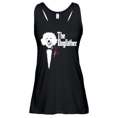 Poodle The DogFather Poodle Poodle Dog Dad Ladies Essential Flowy Tank