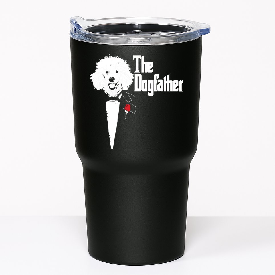 Poodle The DogFather Poodle Poodle Dog Dad Tumbler