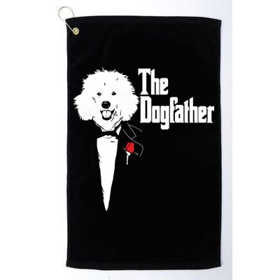 Poodle The DogFather Poodle Poodle Dog Dad Golf Towel