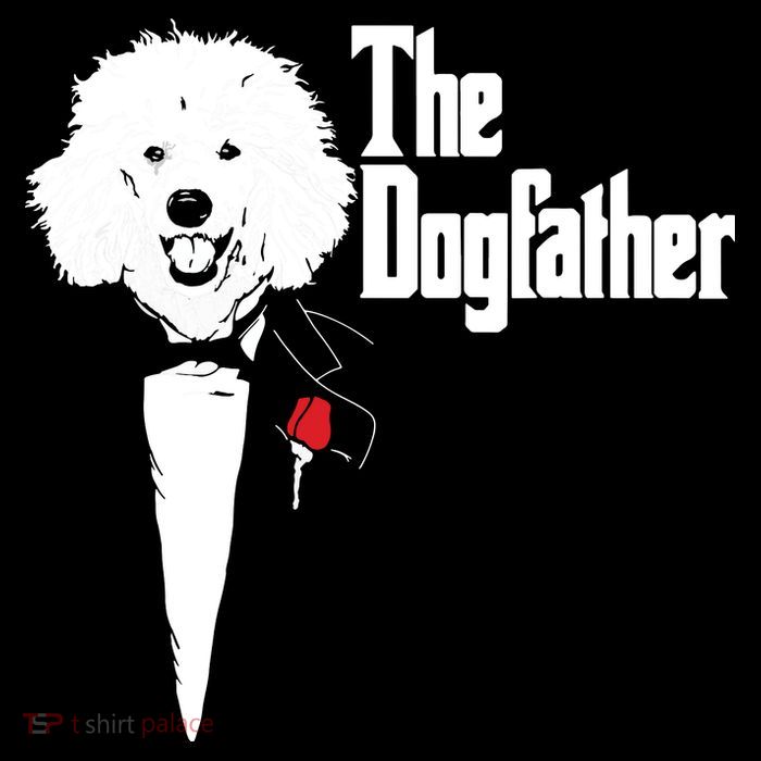 Poodle The DogFather Poodle Poodle Dog Dad Kids T-Shirt