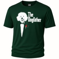 Poodle The DogFather Poodle Poodle Dog Dad Cooling Performance Crew T-Shirt