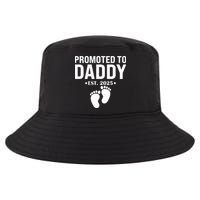 Promoted To Daddy Established 2025 New Dad Cool Comfort Performance Bucket Hat
