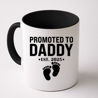 Promoted To Daddy Established 2025 New Dad Mug