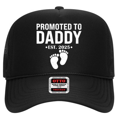 Promoted To Daddy Established 2025 New Dad Trucker Hat