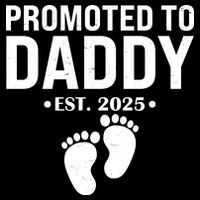 Promoted To Daddy Established 2025 New Dad Short Acrylic Beanie