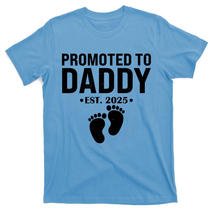 Promoted To Daddy Established 2025 New Dad T-Shirt