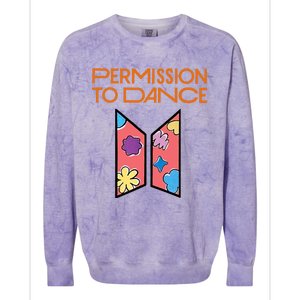 Permission To Dance Colorblast Crewneck Sweatshirt