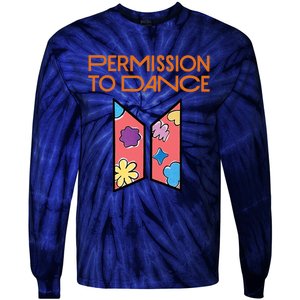 Permission To Dance Tie-Dye Long Sleeve Shirt