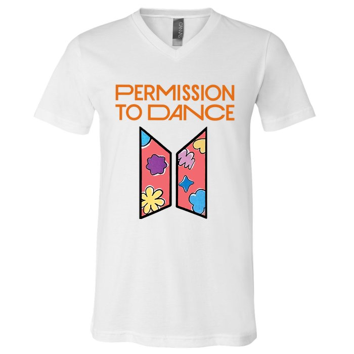 Permission To Dance V-Neck T-Shirt