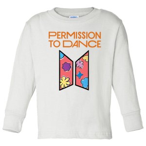 Permission To Dance Toddler Long Sleeve Shirt