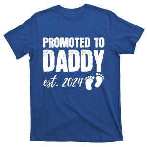 Promoted To Daddy 2024 Soon To Be Dad Husband Gift T-Shirt