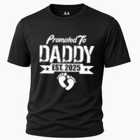 Promoted To Daddy Est. 2025 Cooling Performance Crew T-Shirt