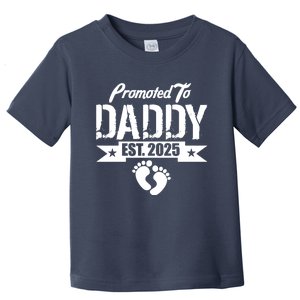 Promoted To Daddy Est. 2025 Toddler T-Shirt