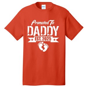 Promoted To Daddy Est. 2025 Tall T-Shirt