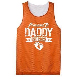 Promoted To Daddy Est. 2025 Mesh Reversible Basketball Jersey Tank