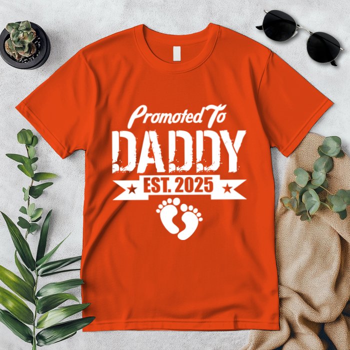 Promoted To Daddy Est. 2025 Premium T-Shirt