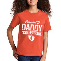 Promoted To Daddy Est. 2025 Kids T-Shirt