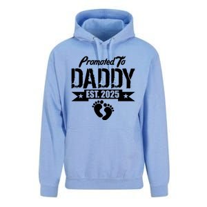 Promoted To Daddy Est. 2025 Unisex Surf Hoodie