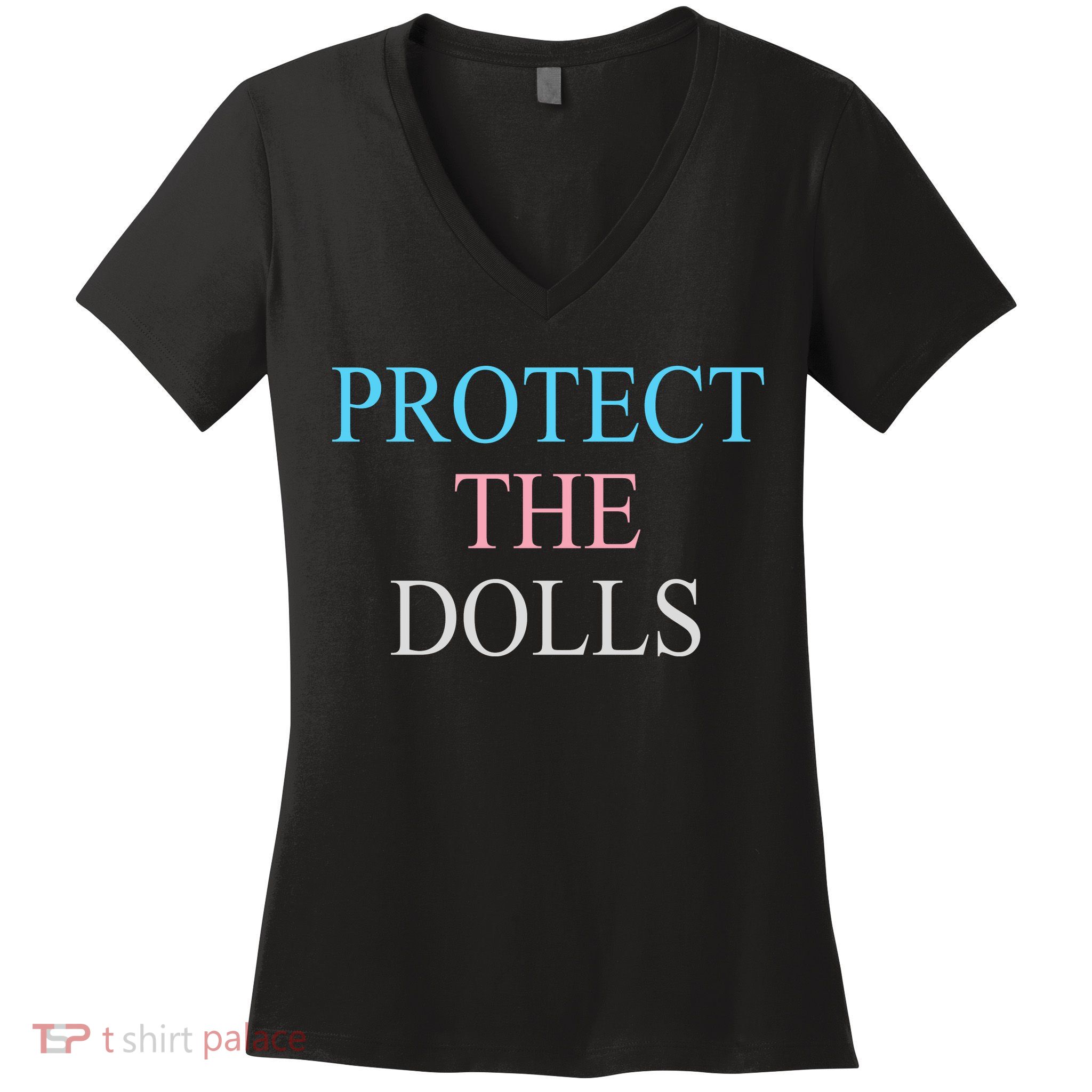 Protect The Dolls Women's V-Neck T-Shirt