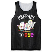 Prepare To Dye Funny Easter Sunday Egg Hunting Gift Mesh Reversible Basketball Jersey Tank