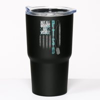 Not All Wounds Are Visible Ptsd Veteran Flag Tumbler