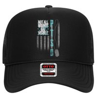 Not All Wounds Are Visible Ptsd Veteran Flag Hat