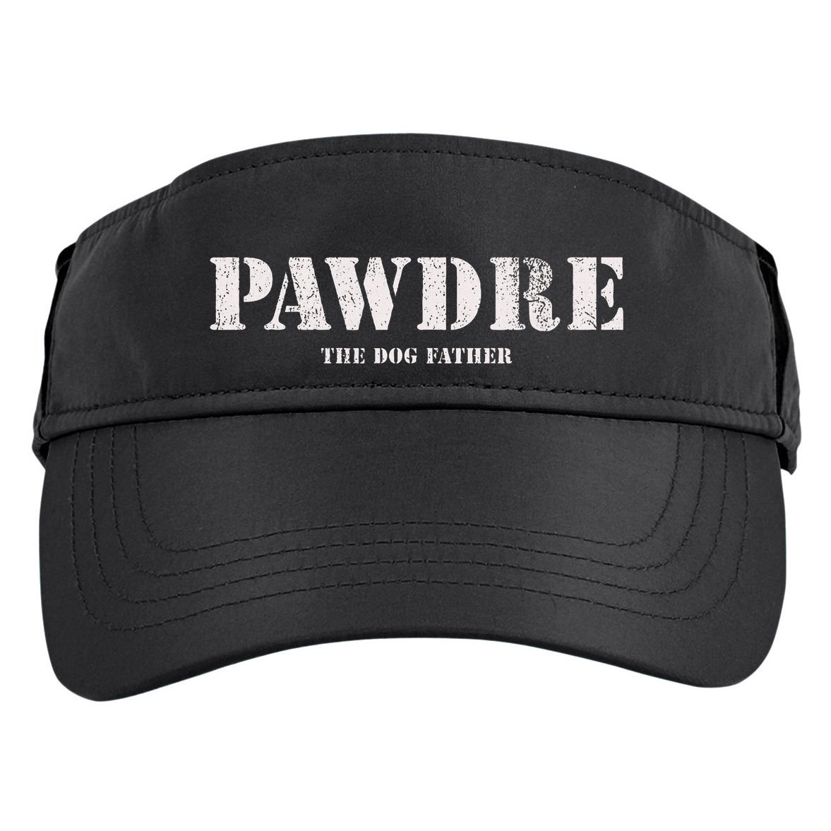 Pawdre The Dog Father Dog Dad Fathers Day Adult Drive Performance Visor