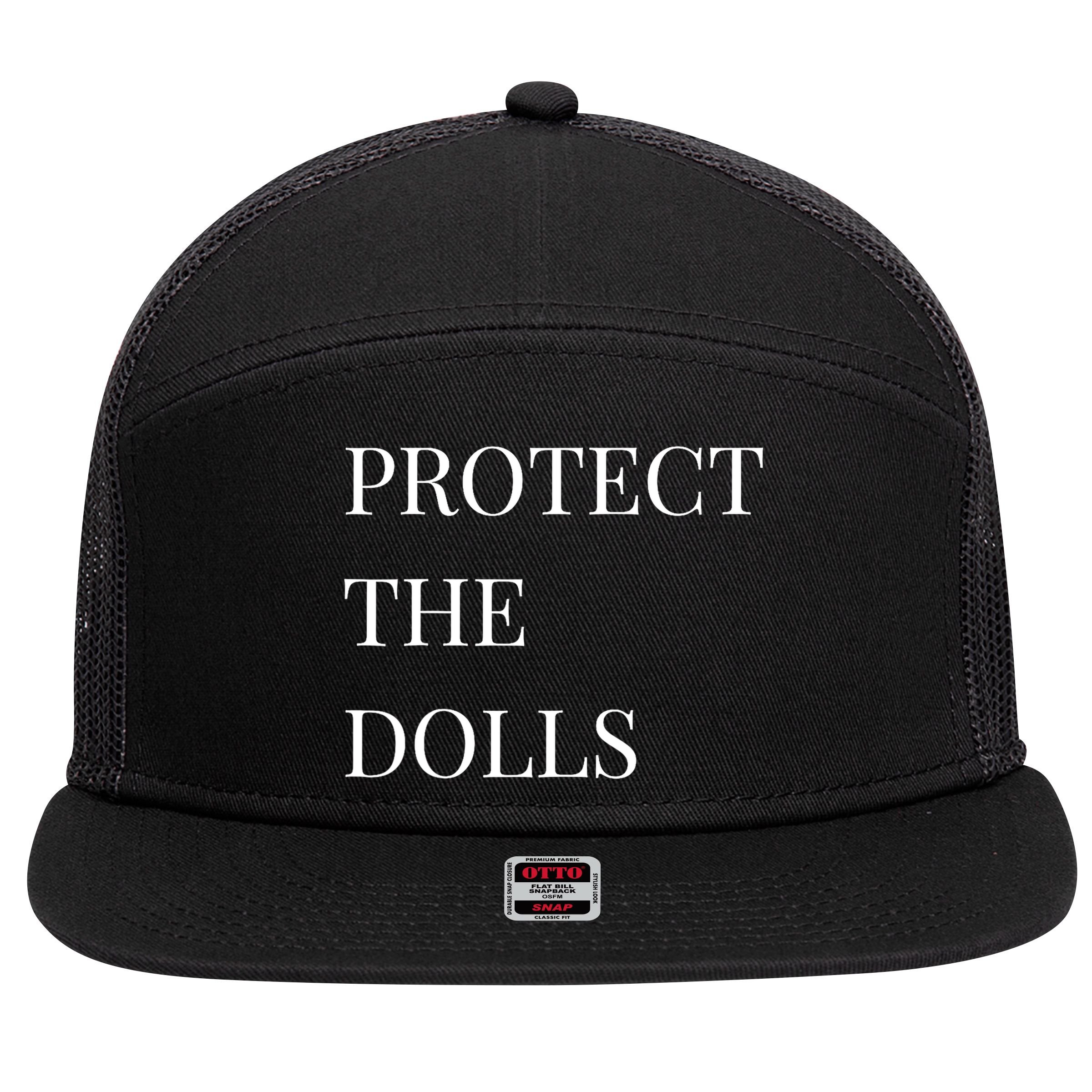 Protect The Dolls Protect The Dolls  7 Panel Mesh Trucker Snapback Hat