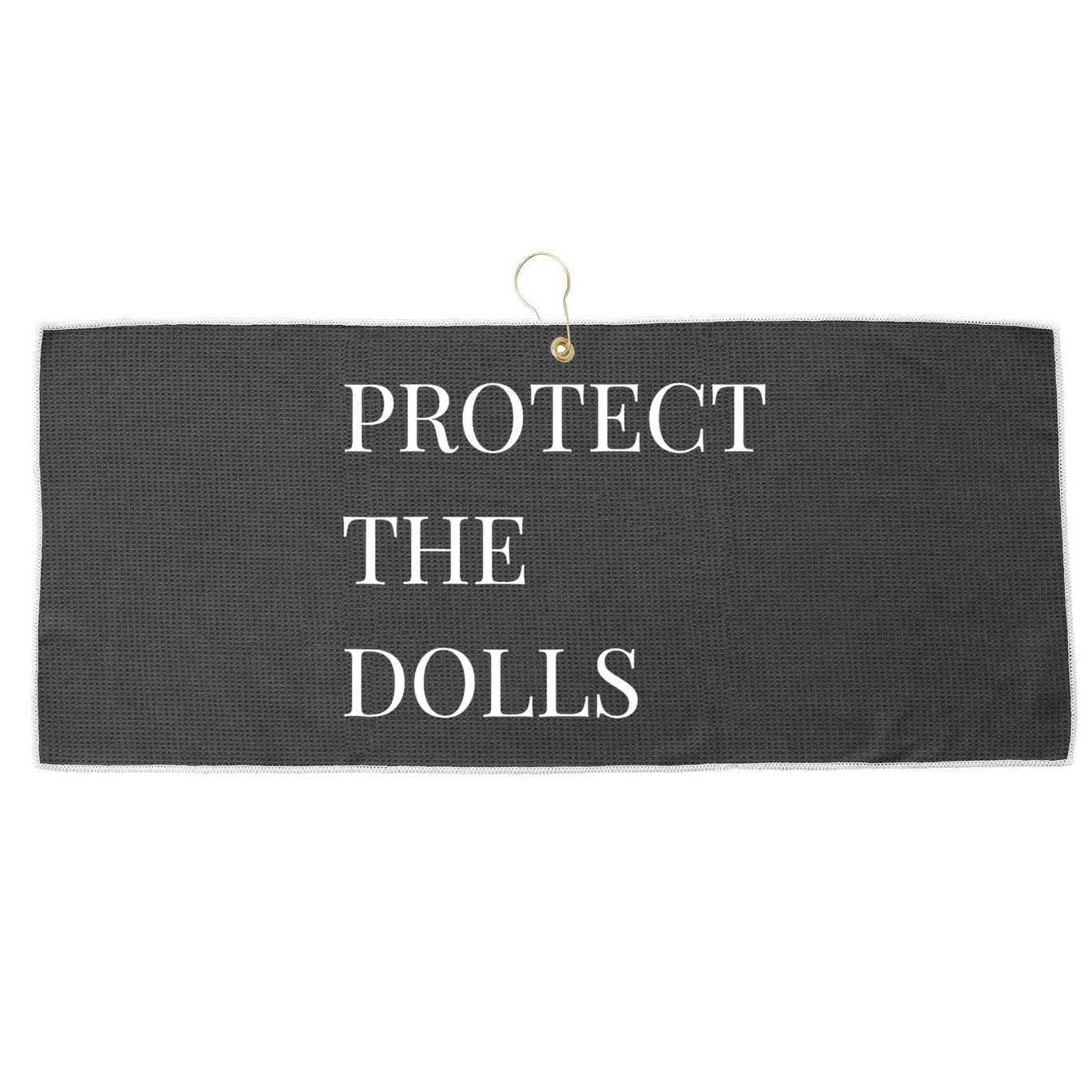Protect The Dolls Protect The Dolls  Large Microfiber Waffle Golf Towel