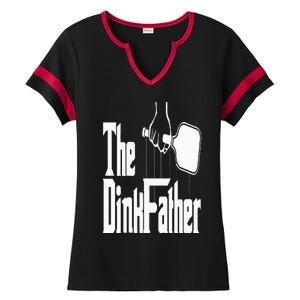 Pickleball The Dinkfather Ladies Halftime Notch Neck Tee