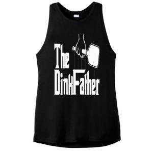 Pickleball The Dinkfather Ladies PosiCharge Tri-Blend Wicking Tank