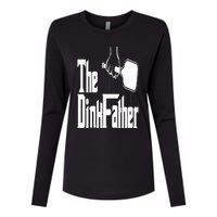 Pickleball The Dinkfather Womens Cotton Relaxed Long Sleeve T-Shirt