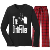 Pickleball The Dinkfather Women's Long Sleeve Flannel Pajama Set 