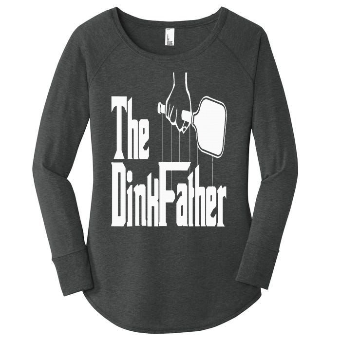 Pickleball The Dinkfather Women's Perfect Tri Tunic Long Sleeve Shirt