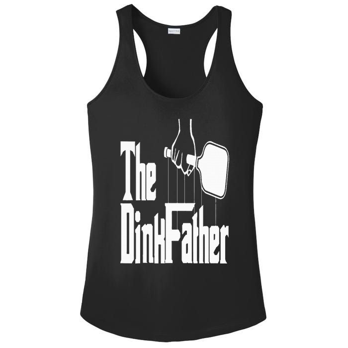 Pickleball The Dinkfather Ladies PosiCharge Competitor Racerback Tank