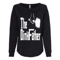 Pickleball The Dinkfather Womens California Wash Sweatshirt