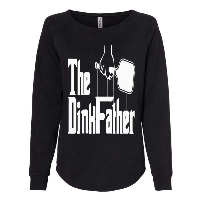 Pickleball The Dinkfather Womens California Wash Sweatshirt