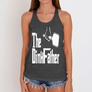 Pickleball The Dinkfather Women's Knotted Racerback Tank